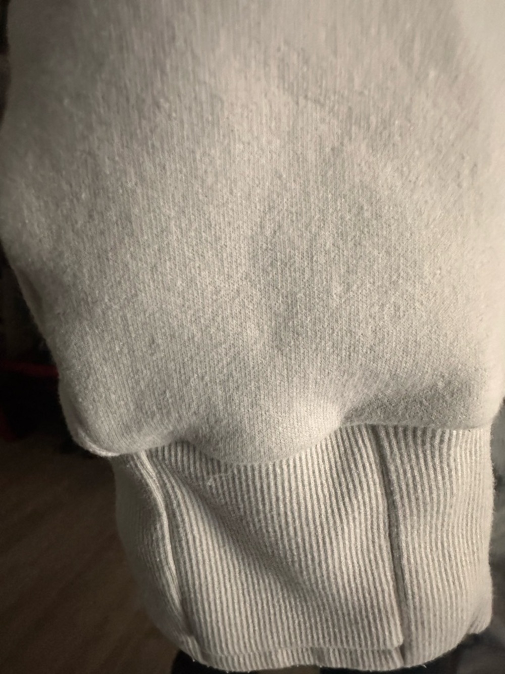 ATHLETA cropped  Crewneck Sweatshirt cream M - Picture 2 of 3